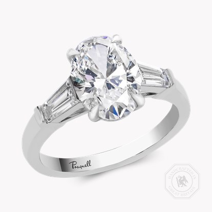 Regency Oval Cut 2.32ct Diamond Ring