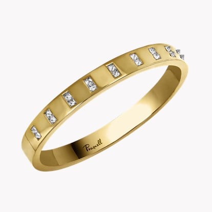 RockChic 1.55ct Inverted Diamond RockChic Bangle in 18ct Yellow Gold
