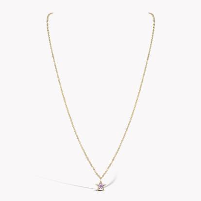 RockStar Purple Sapphire Pendant Necklace