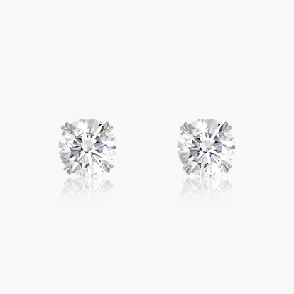 Windsor 2.13ct Diamond Stud Earrings in 18ct White Gold