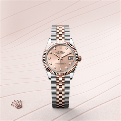 Datejust 31, Oyster, 31 mm, Oystersteel and Everose gold watch