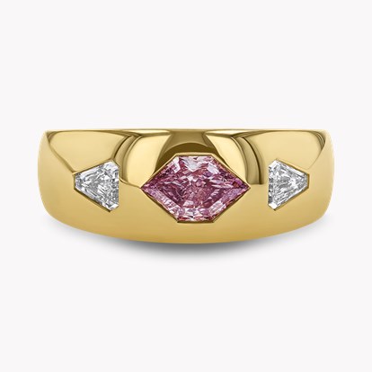 Masterpiece Stellar 0.78ct Fancy Intense Purplish-Pink Diamond Ring