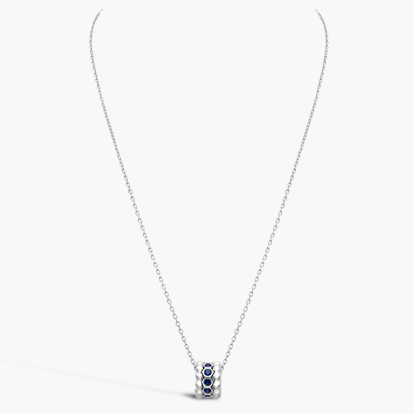 Bohemia Sapphire Set Hexagonal Pendant