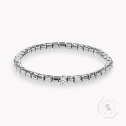 Amalfi 0.36ct Diamond Medium Angular Link Expandable Bangle