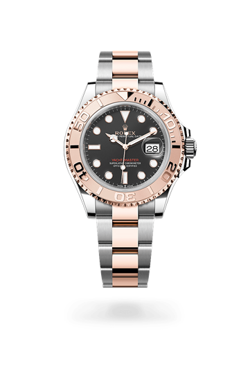 Yacht-Master 40 * Oyster, 40 mm, Oystersteel and Everose gold with a Chocolate Everose gold bidirectional rotatable 60-minute graduated with raised numerals bezel and Oyster, three-piece solid links bracelet