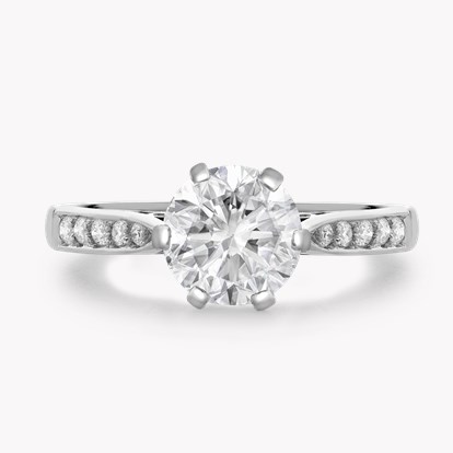 Antique Inspired 1.33ct Diamond Solitaire Ring