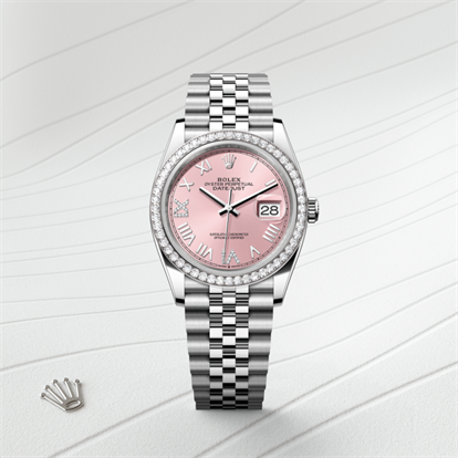 Datejust 36, Oyster, 36 mm, Oystersteel, white gold and diamonds watch