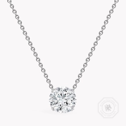 Windsor Diamond Pendant 2.00ct in 18ct White Gold