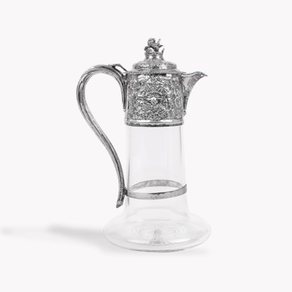 Silver Victorian Mounted Claret Jug