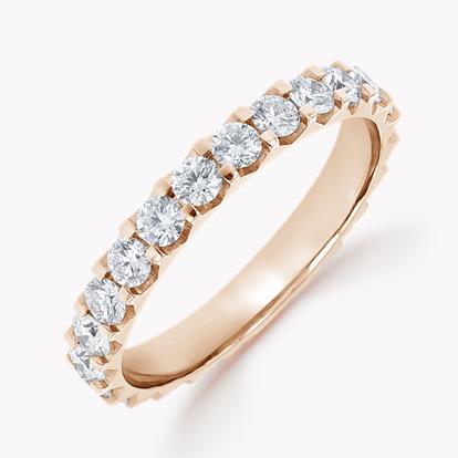 Brilliant Cut Diamond Eternity Ring 1.40ct in 18ct Rose Gold