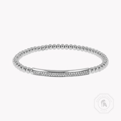Bohemia 0.53ct Large Expandable Diamond Bracelet in 18ct White Gold