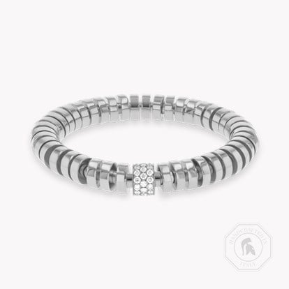 Amalfi 1.042ct Diamond Large Angular Link Expandable Bangle