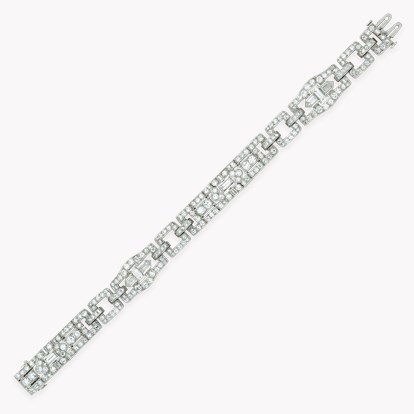 Cartier Art Deco Bracelet 8.70ct in Platinum