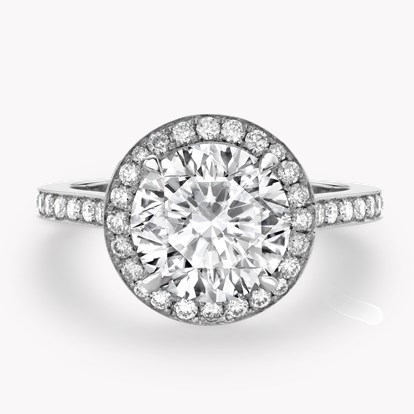 Celestial Brilliant Cut 2.08ct Type IIA Diamond Cluster Ring