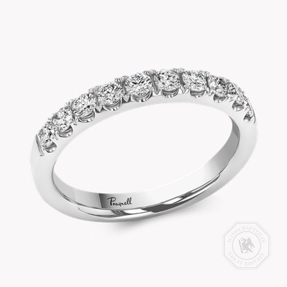Celestial 0.53ct Diamond Half Eternity Ring