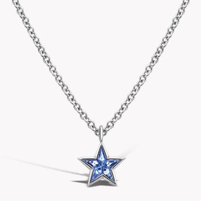 RockStar Sapphire Pendant 0.21ct in 18ct White Gold