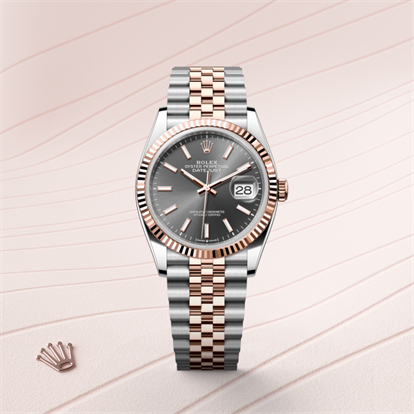 Datejust 36, Oyster, 36 mm, Oystersteel and Everose gold watch