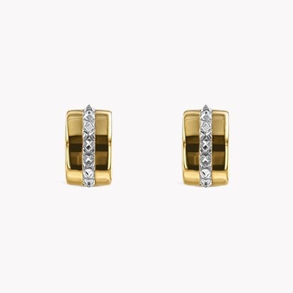 RockChic Diamond Hoop Earrings