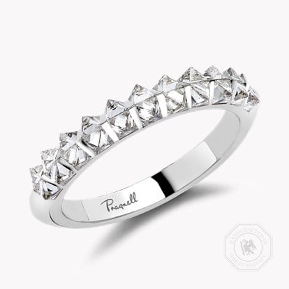  RockChic 1.08ct Diamond Two Row Half Eternity Ring 0149988