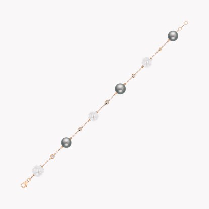 Akoya & Tahitian Black Pearl Bracelet