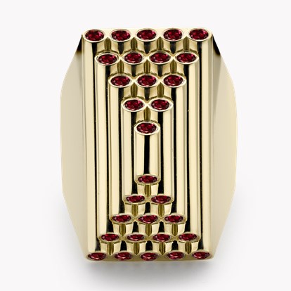 Eclipse 1.70ct Ruby Pyramid Ring