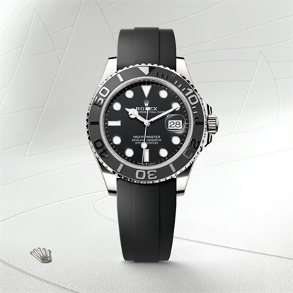 Yacht-Master 42, Oyster, 42 mm, white gold watch