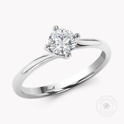 Union 0.50ct Brilliant Cut Diamond Ring in Platinum