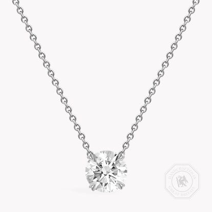 Windsor Diamond Pendant 1.01ct in 18ct White Gold