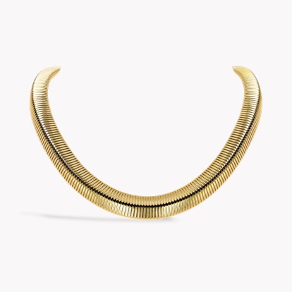 Fine Lines 0.08ct Diamond Triangular Shape Collar in 18ct Yellow Gold