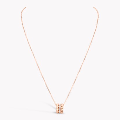 Bohemia Hexagonal Three Row Diamond Pendant