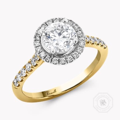 Brilliant Cut Diamond Cluster Ring