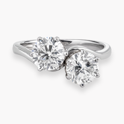 Brilliant Cut 1.95ct Diamond Toi et Moi Ring