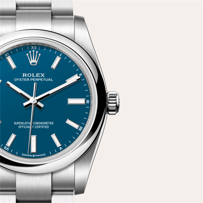 Oyster Perpetual 34, Oyster, 34 mm, Oystersteel watch