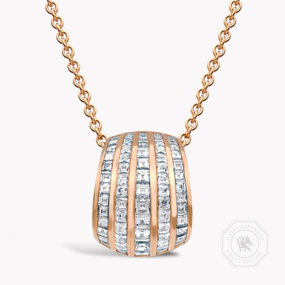  Manhattan Classic Five Row Diamond Pendant 1503756