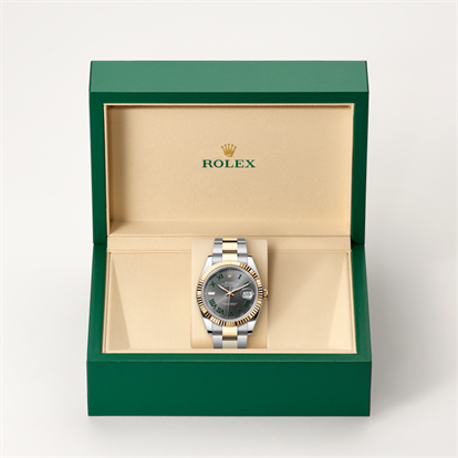 Datejust 41, Oyster, 41 mm, Oystersteel and yellow gold watch inside presentation box