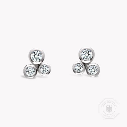 Bubbles Diamond Stud Earrings