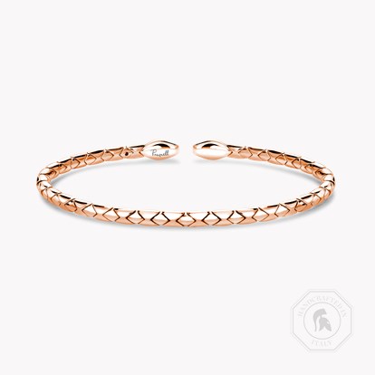 Groove Diamond Textured Bangle