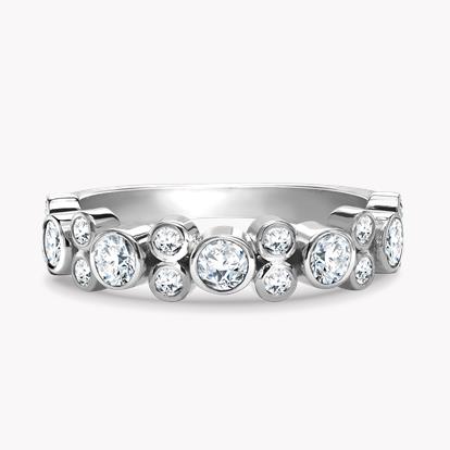 Bubbles Diamond Band Ring