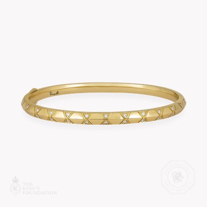 Origins Small Diamond Set Bangle