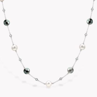 Akoya and Tahitian Pearl Necklace