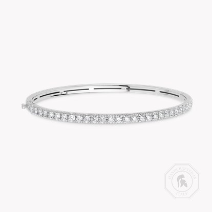 Diamond Half Hoop Bangle