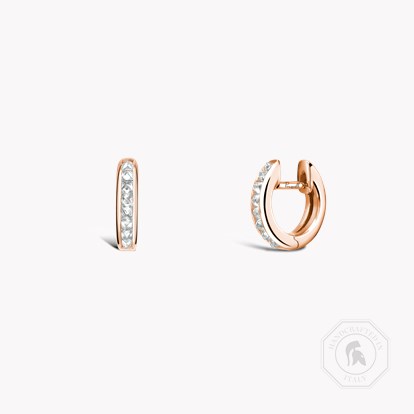 RockChic Diamond Hoop Earrings