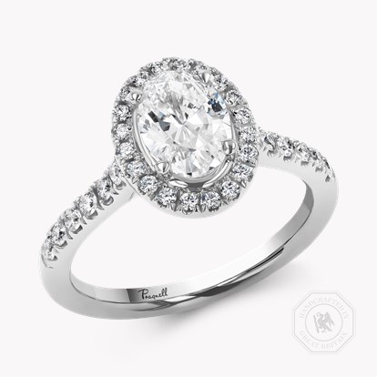 Oval Cut Diamond Cluster Ring