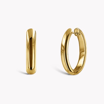 Yellow Gold Hoop Earrings in 18ct Yellow Gold