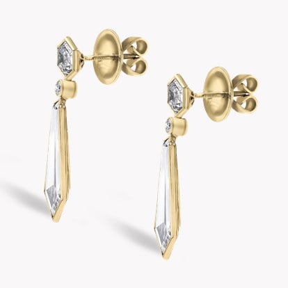 Masterpiece Honeycomb 9.02ct Diamond Drop Earrings