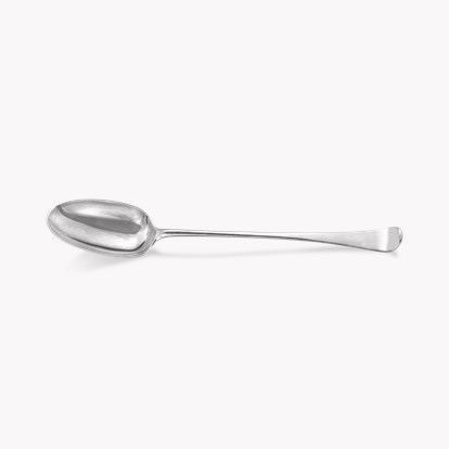 Silver George III Patterned Basting Spoon