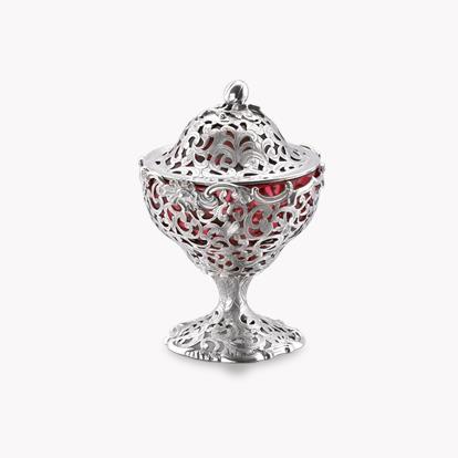 Silver Victorian Bonbon Dish And Cover J.&J. Angel, 1839