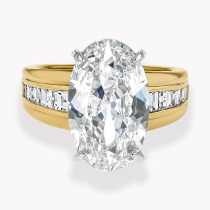 Masterpiece Manhattan Oval Cut 5.36ct Type IIA Diamond Ring