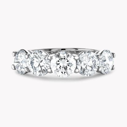 Round Brilliant Cut Diamond Five-Stone Ring