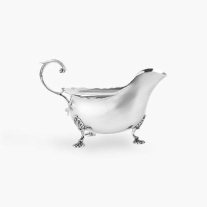 Victorian Silver Pair of Quarter-Pint Sauce Jugs